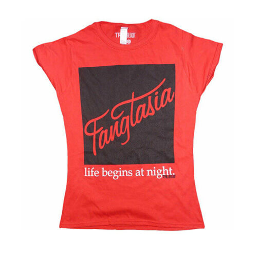 True Blood Fangtasia Red Female T-Shirt