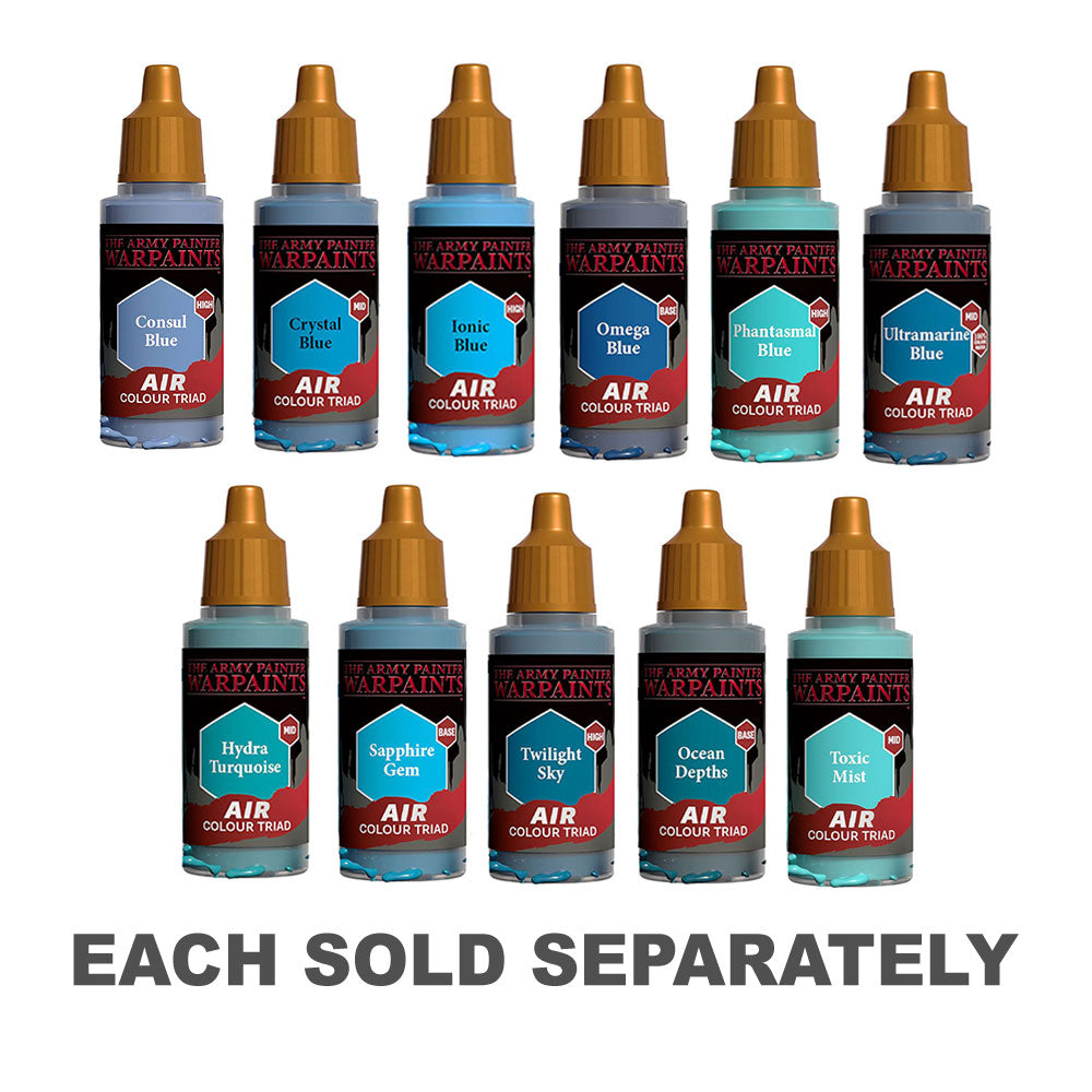 The Army Painter Warpaints Air Starter Set, 12 Colori Acrilici 1 Primer