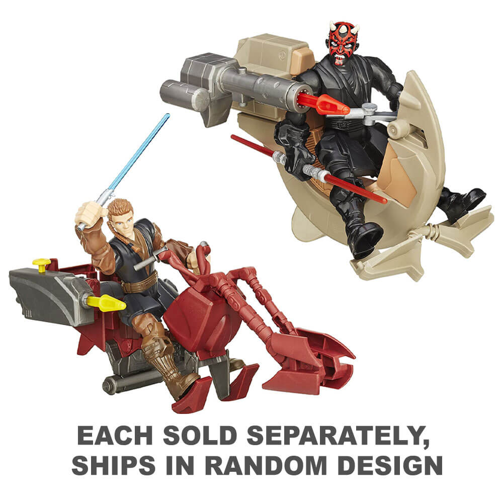 Star Wars Hero Mashers Multi Pack – 4 Figure Snodabili E Intercambiabili Con Accessori - 5
