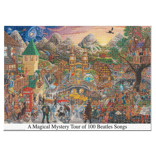 A Magical Mystery Tour of 100 Beatles Songs 3000pc Puzzle