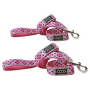 Doog Toto Dog Lead (Pink & Grey)