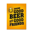 Nostalgic-Art Drink Good Beer Magnet (6x8cm)