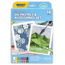 Oil Pastels and Accessories 14pc Set