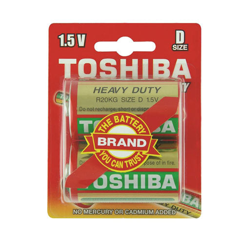 Toshiba Heavy Duty Battery 2pk