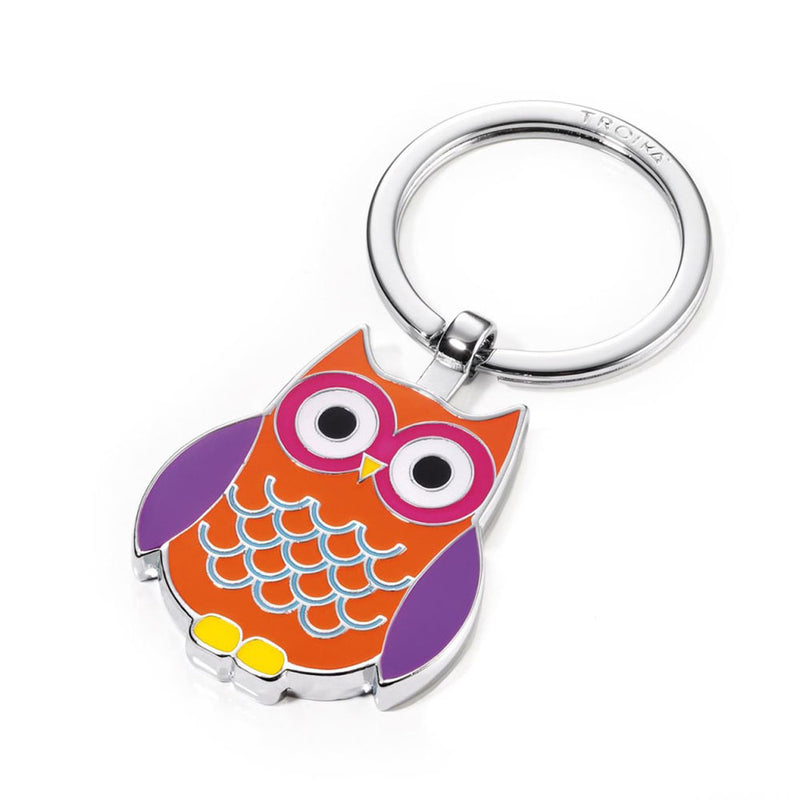 Troika Owl Keyring Multicolored