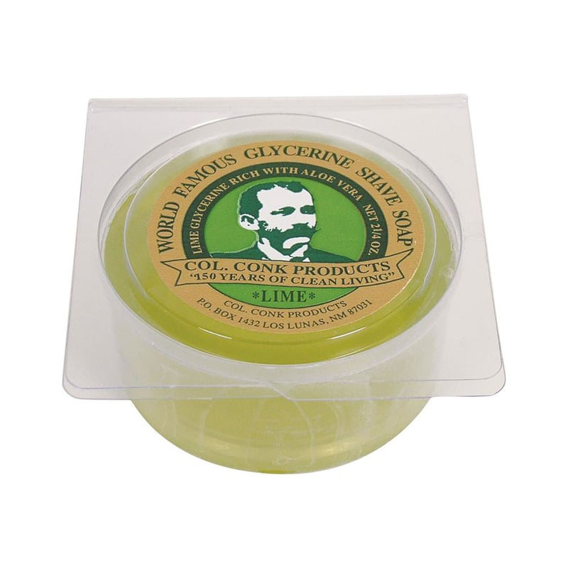 Colonel Conk Lime Glycerine Shave Soap 2oz