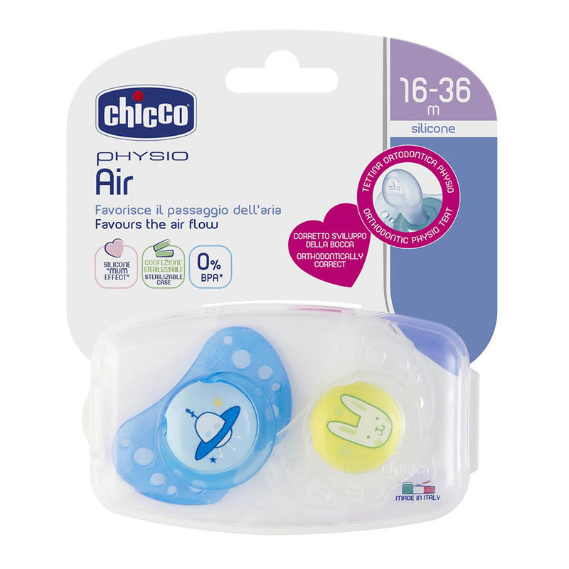 Chicco Soother Physio Air 16-36 Months 2pk