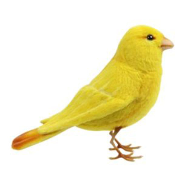 Realistic Canary Bird Plush Toy 13cm (Yellow)