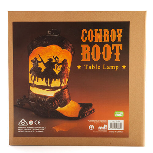 Cowboy Boot Table Lamp