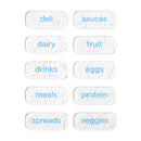 Youcopia Re-Stickable Fridge Labels (Pack of 10)
