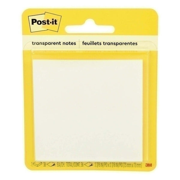 Post-It Clear 600-TRSPT Notes (Box of 6)