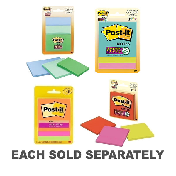 Post-It Super Sticky Notes (3x3in)
