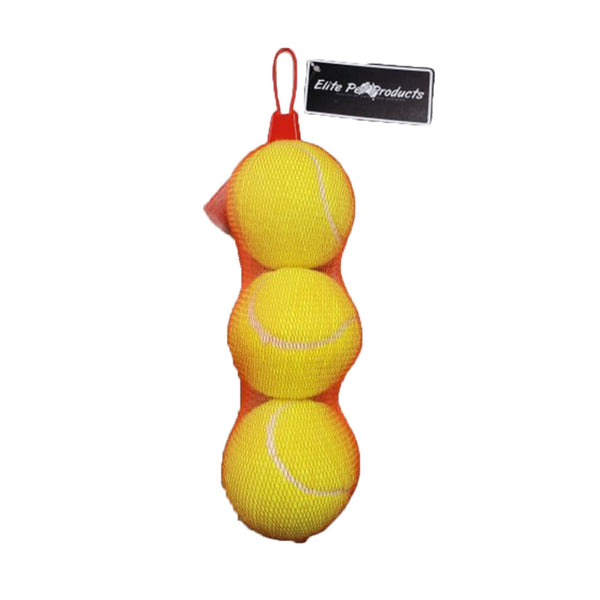 Sponge Tennis Dog Toy Balls 3pcs 62mm