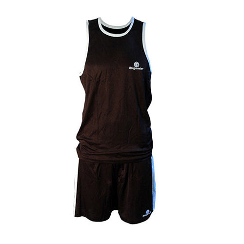 Ringmaster Small Boxing Short and Singlet Set (Black)