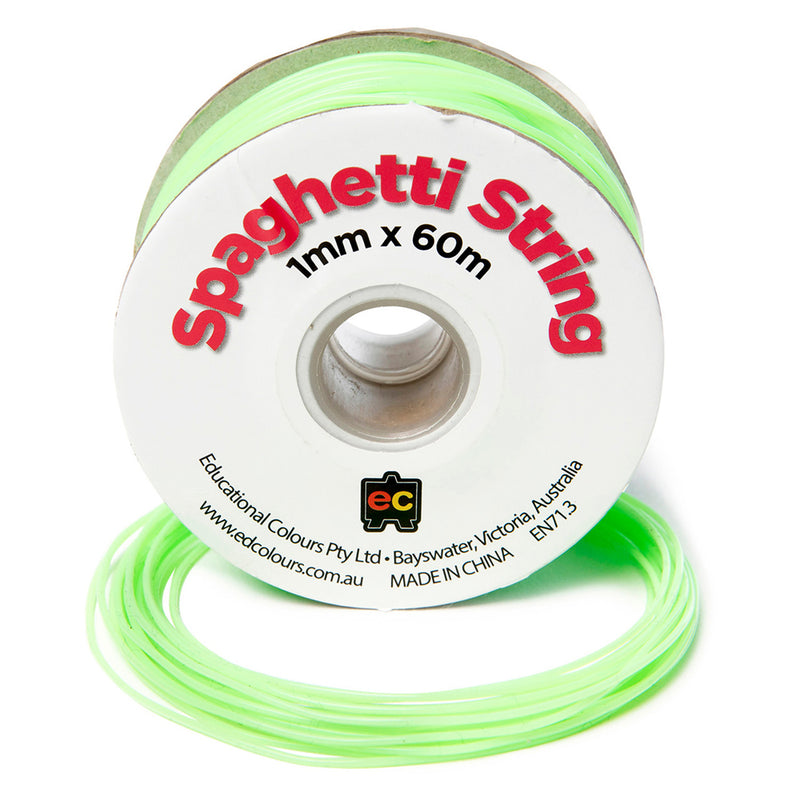 Educational Colours Spaghetti String 6cm