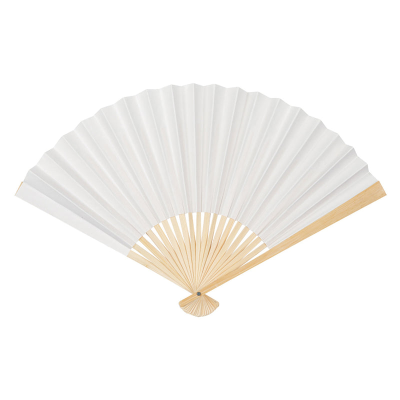 Educational Colours Wooden Paper Fans (Pack of 24)