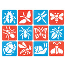 Minibeast Stencils 12pcs (6.8x6.8cm)
