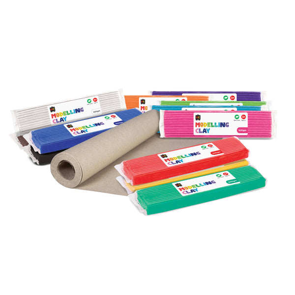 Educational Colours Modelling Clay Scholl Kit 25pcs