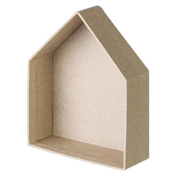 Papier Mache House 12pk