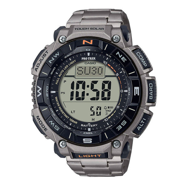 Casio Pro Trek Triple Sensor Titanium Band PRG340T-7 Watch