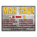 Heavy Steel Tin Sign (30x40cm)