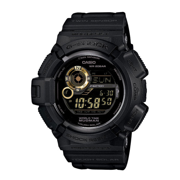 Casio G-Shock Tough Solar Mudman Watch (Black/Gold)