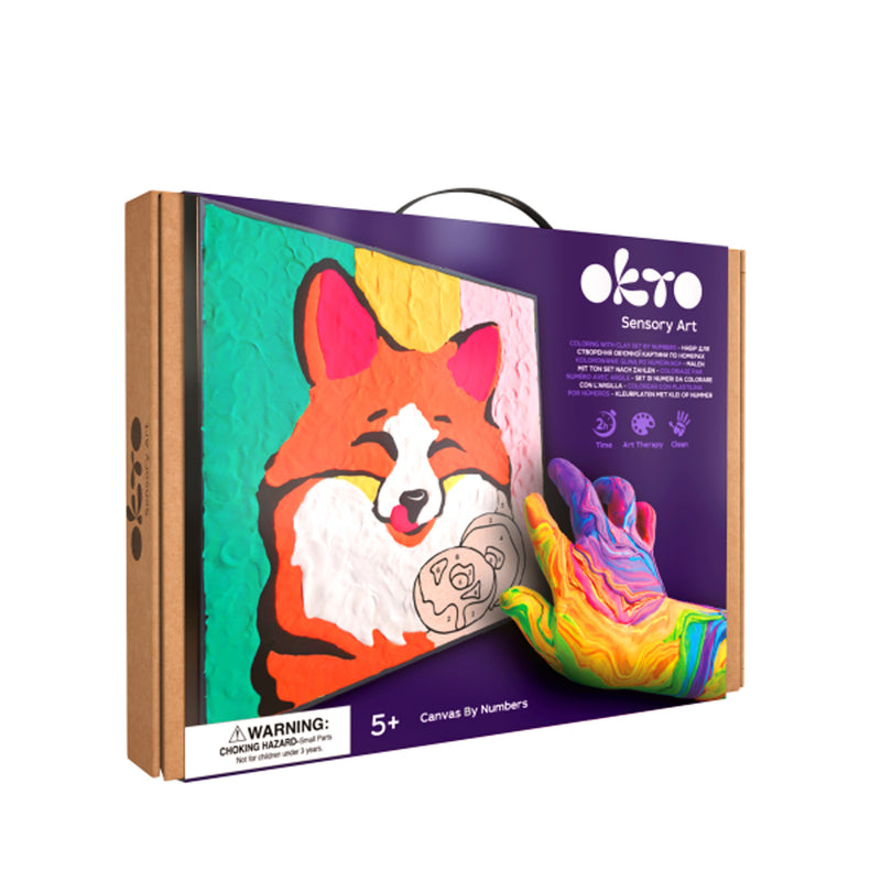 Paints By Number with Clay Kit