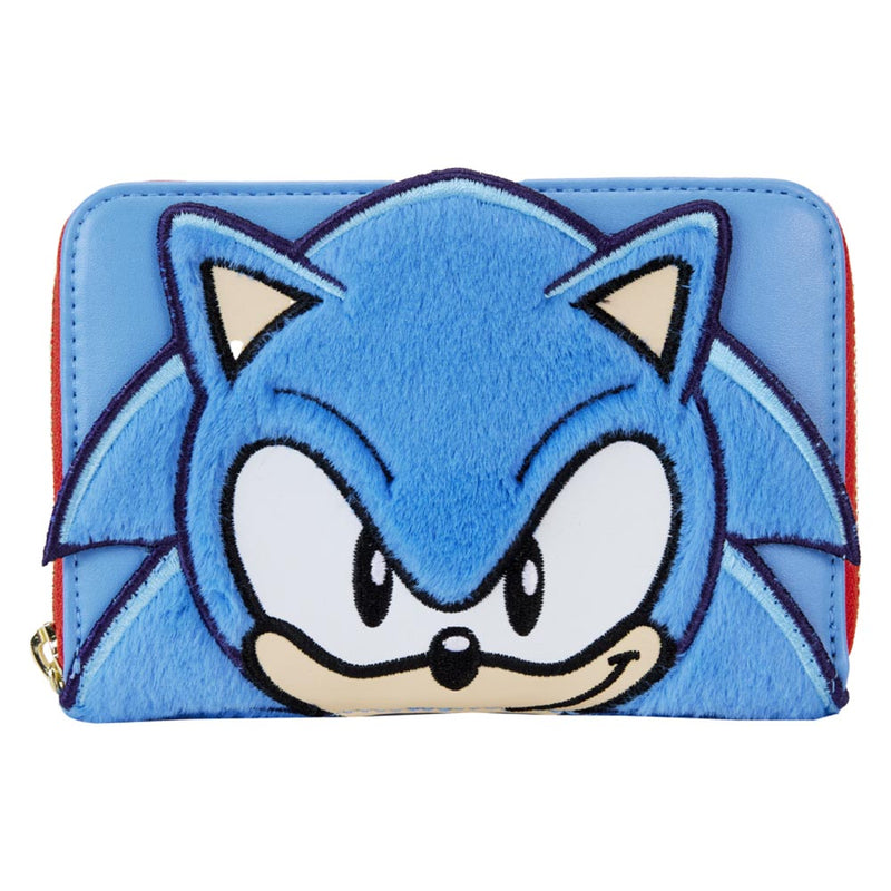 Sonic the Hedgehog Classic Cosplay Plush Zip Around Wallet