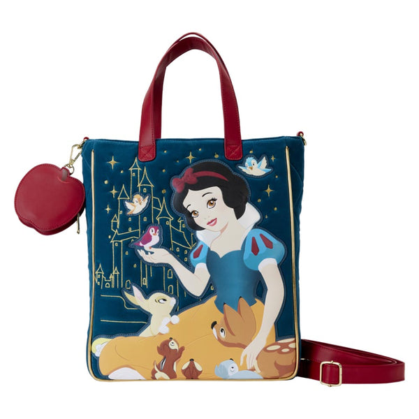 Snow White 1937 Heritage Quilted Velvet Tote Bag