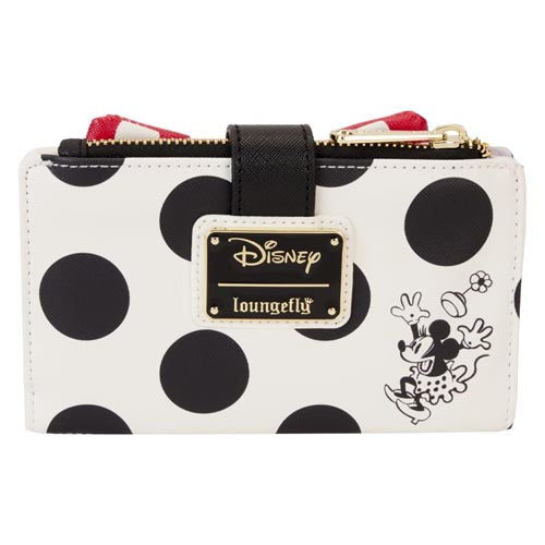 Disney Minnie Rocks the Dots Classic Flap Wallet