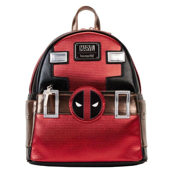 Marvel Deadpool Metallic Cosplay Mini Backpack