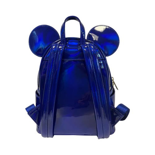 Disney Mickey Blue Oil Slick Mini Backpack