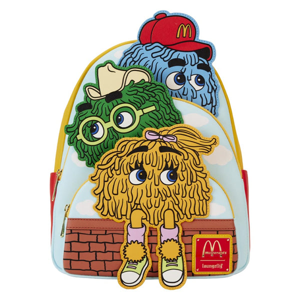 McDonalds Fry Guys Triple Pocket Mini Backpack