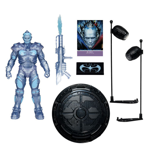 Batman & Robin Mr. Freeze Black Light Gold Label 7" Figure