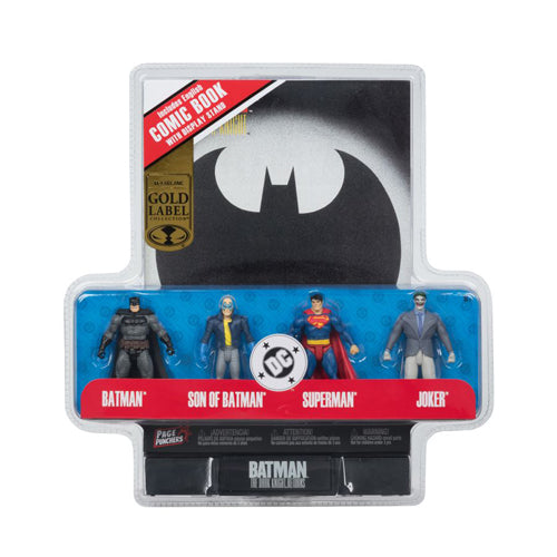 Batman, Son of Batman, Superman & Joker 3" Figure w/ Comic