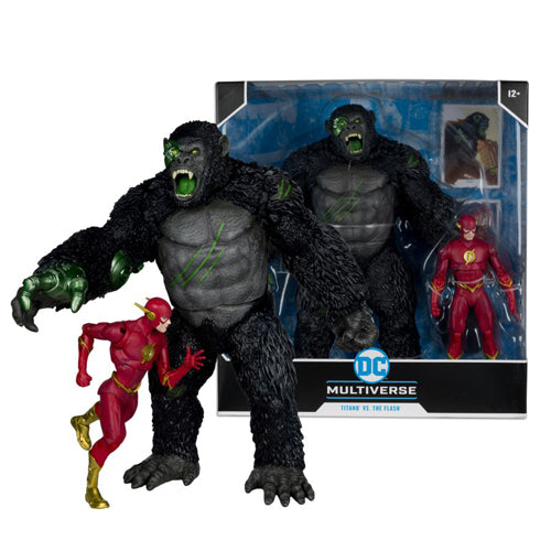 DC Comics The Flash Vs Titano 7" Megafig 2-Pack