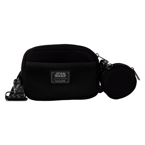 Star Wars Darth Vader Canvas Sling Crossbody Bag w/ Coin Bag