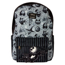 The Nightmare Before Christmas Nylon Full-Size Backpack