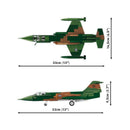 Vietnam War Lockheed F-104 Starfighter Construction Set