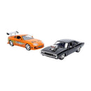 1:24 Dom's 1970 Charger R/T & Brian's 1995 Toyota Supra 2pk