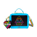 Lite Brite Lenticular Glow Crossbody Bag with Coin Bag