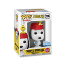 Peanuts Snoopy with Woodstock Flocked Pop! Vinyl Vinyl