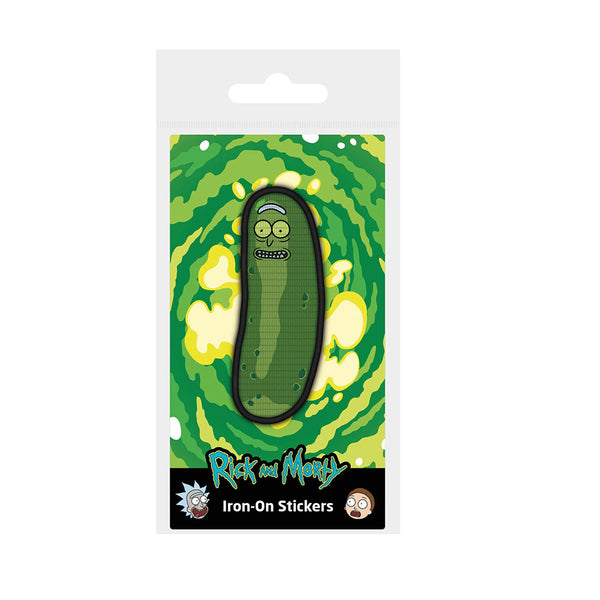 Rick and Morty Pickle Rick Embroidery Iron-On Patch