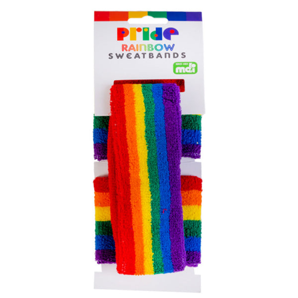 Rainbow Pride Sweatbands Set