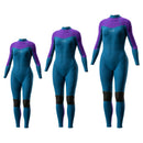 Girls' Superstretch Steamer 3/2mm (Blue/Purple)