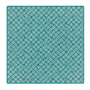Beach Mat with Umbrella Hole 2x2m (Aqua)