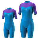Girls' Superstretch Springsuit 2mm (Blue/Purple)