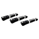 Yamasaki Coloured Martial Arts Belts with White Stripe (Black)