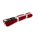 Yamasaki Coloured Martial Arts Belts with White Stripe (Red)