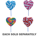 Candy Showcase Mega Swirl Heart Pops